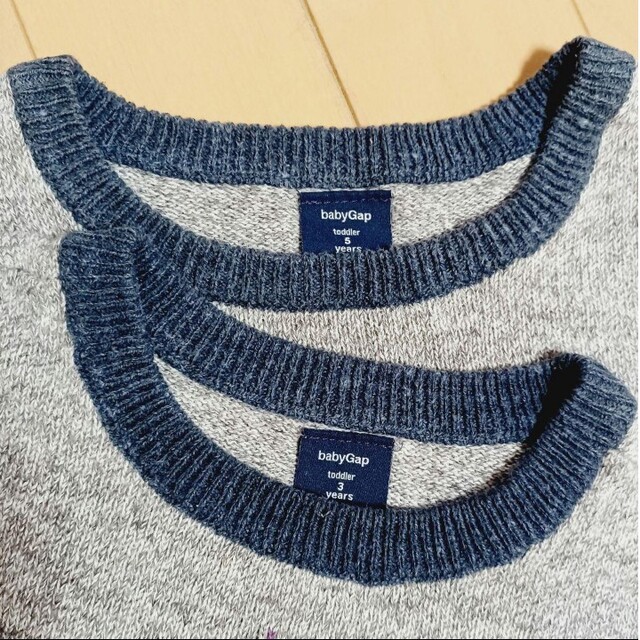 babyGAP(ベビーギャップ)のbaby Gap お揃い ニット 110cm 100cm キッズ/ベビー/マタニティのキッズ服女の子用(90cm~)(ニット)の商品写真