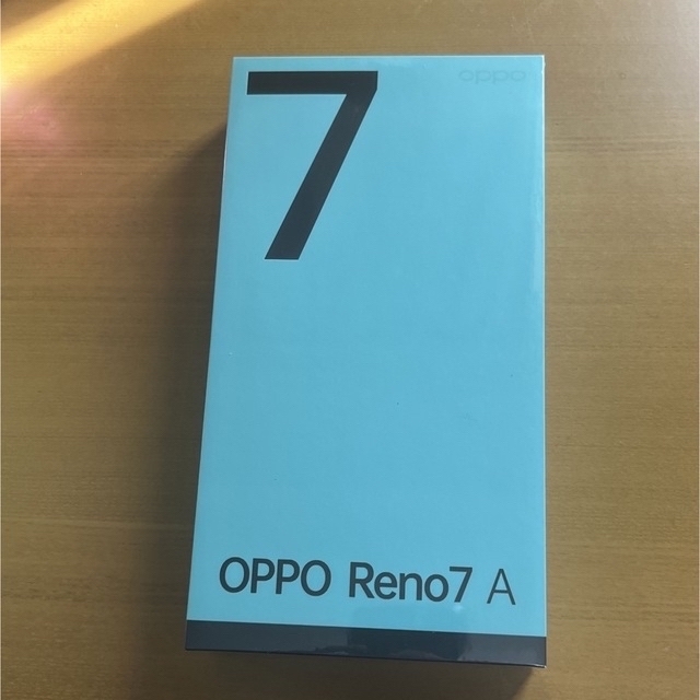 OPPO(オッポ)のoppo reno 7a 新品未開封 スマホ/家電/カメラのスマートフォン/携帯電話(スマートフォン本体)の商品写真