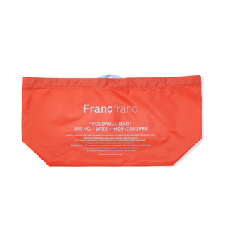 フランフラン(Francfranc)のフランフラン　エルンエコバッグロゴ L レッド(エコバッグ)