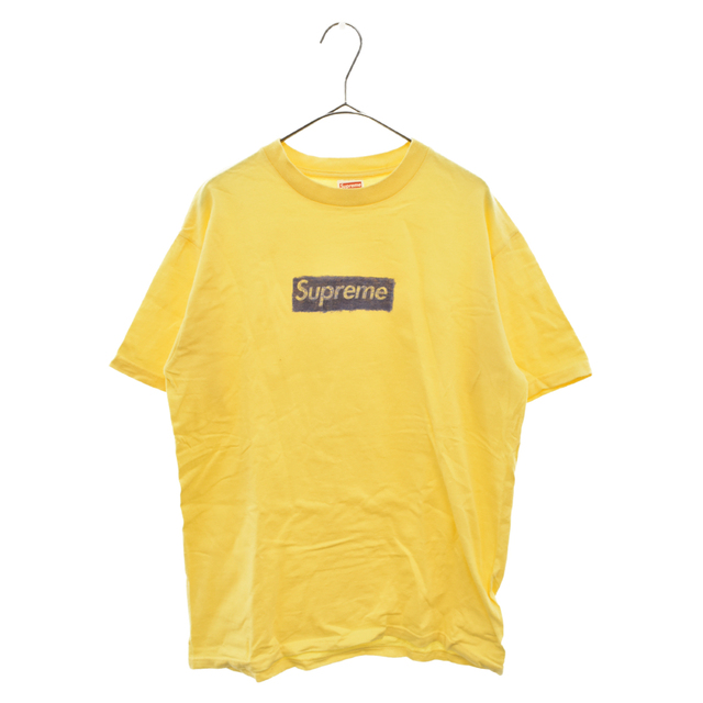 SUPREME シュプリーム 04SS ANDREI MOLODKIN PEN BOX LOGO アンドレイモロドキンペンボックスロゴTシャツ 半袖クルーネックカットソー イエロー49センチ肩幅