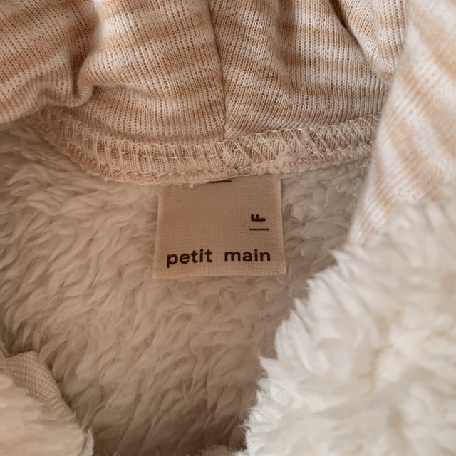 petit main(プティマイン)のプティマイン　ベビーポンチョ　 キッズ/ベビー/マタニティのベビー服(~85cm)(ジャケット/コート)の商品写真