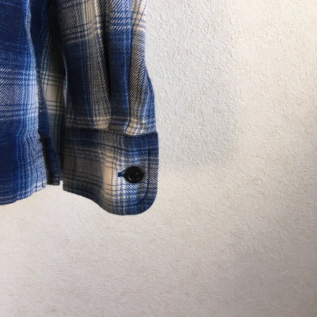 MINEDENIM　マインデニム　Ombre Check Flannel シャツ