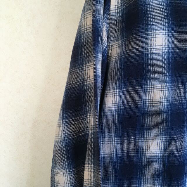MINEDENIM　マインデニム　Ombre Check Flannel シャツ