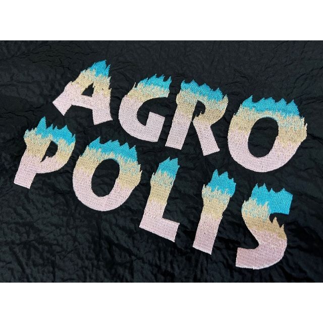 未使用 スタースタイリング AGROPOLIS 刺繍 裏ボア ライダース 黒 S