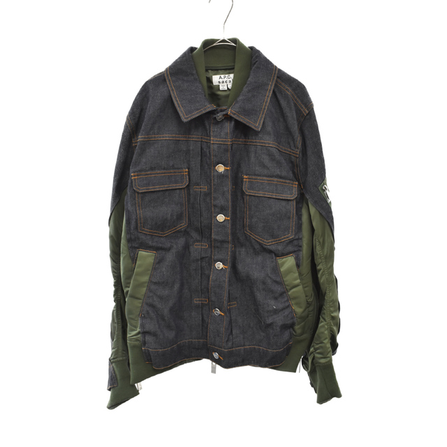 最適な材料 BLOUSON ×A.P.C 21SS サカイ Sacai - sacai EIM インディゴ