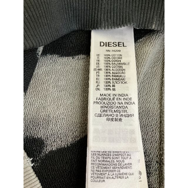 DIESEL(ディーゼル)のディーゼル　キッズ　トレーナー 1222　サイズ14Y　ロゴ　新品　J00834 キッズ/ベビー/マタニティのキッズ服男の子用(90cm~)(Tシャツ/カットソー)の商品写真