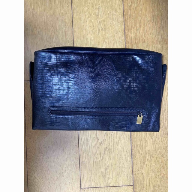 美品 LANCETTI ランチェッティ ハンドバッグ ブラック 黒