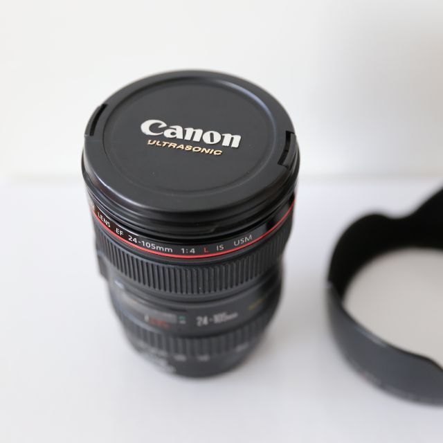 Canon(キヤノン)のCanon EF24-105mm F4L IS USM 交換レンズ レンズフード スマホ/家電/カメラのカメラ(レンズ(ズーム))の商品写真