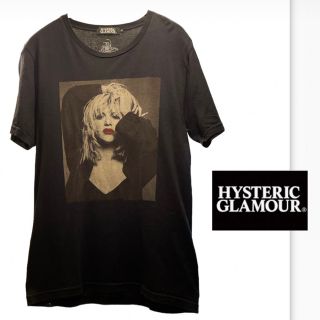 ヒステリックグラマー(HYSTERIC GLAMOUR)の【値下げ中】HYSTERIC GLAMOUR × コートニーラブ コラボ黒T(Tシャツ/カットソー(半袖/袖なし))