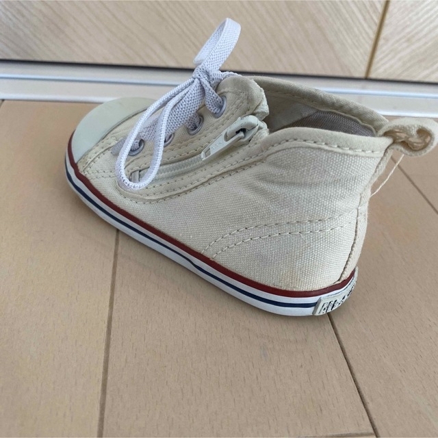 CONVERSE(コンバース)のコンバース オールスター ハイカット アイボリー 13cm キッズ/ベビー/マタニティのベビー靴/シューズ(~14cm)(スニーカー)の商品写真