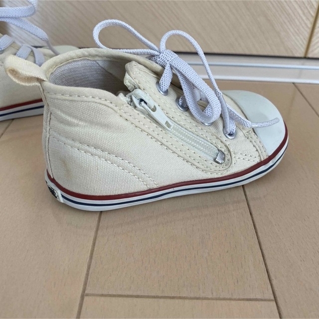 CONVERSE(コンバース)のコンバース オールスター ハイカット アイボリー 13cm キッズ/ベビー/マタニティのベビー靴/シューズ(~14cm)(スニーカー)の商品写真