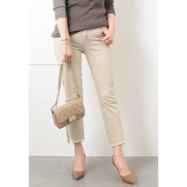 ベージュサイズ新品タグ付 MOTHER/マザー SAND BEIGE INSIDER CROP