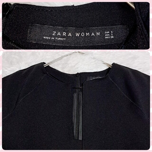 ZARA ザラ ノースリーブ セクシー ワンピース ブラック 黒 5