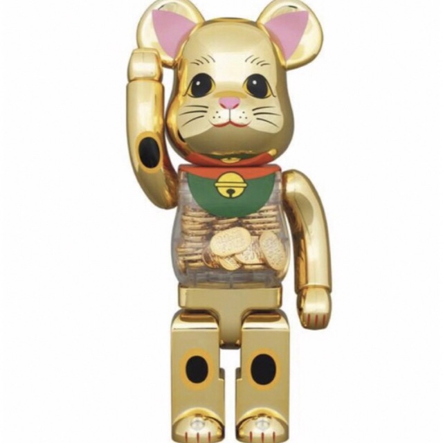 BE@RBRICK(ベアブリック)のBE@RBRICK 招き猫 小判 1000％ エンタメ/ホビーのフィギュア(その他)の商品写真