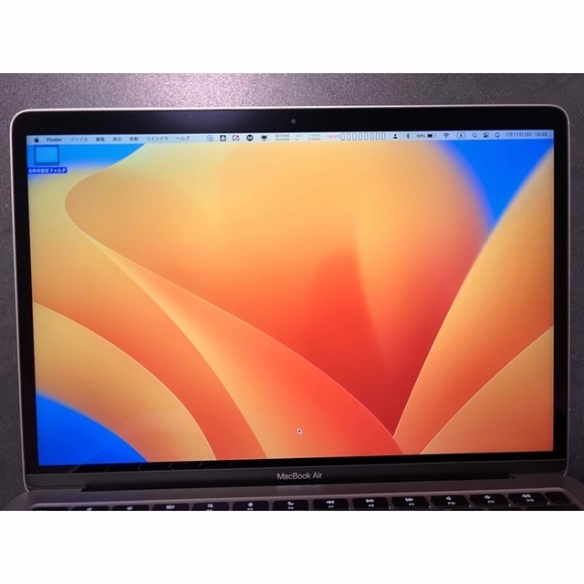 Mac (Apple)(マック)のMacBook Air (M1) 8GB/256GB/USキー スマホ/家電/カメラのPC/タブレット(ノートPC)の商品写真