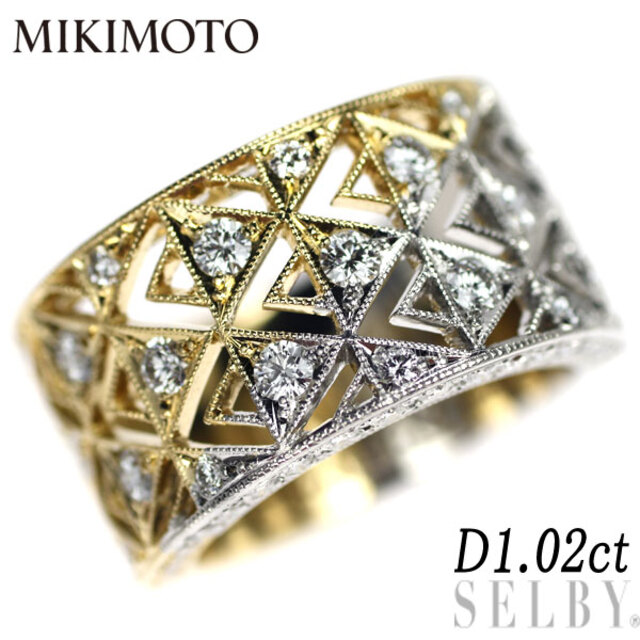 人気ブラドン - MIKIMOTO ミキモト 1.02ct リング ダイヤモンド K18YG