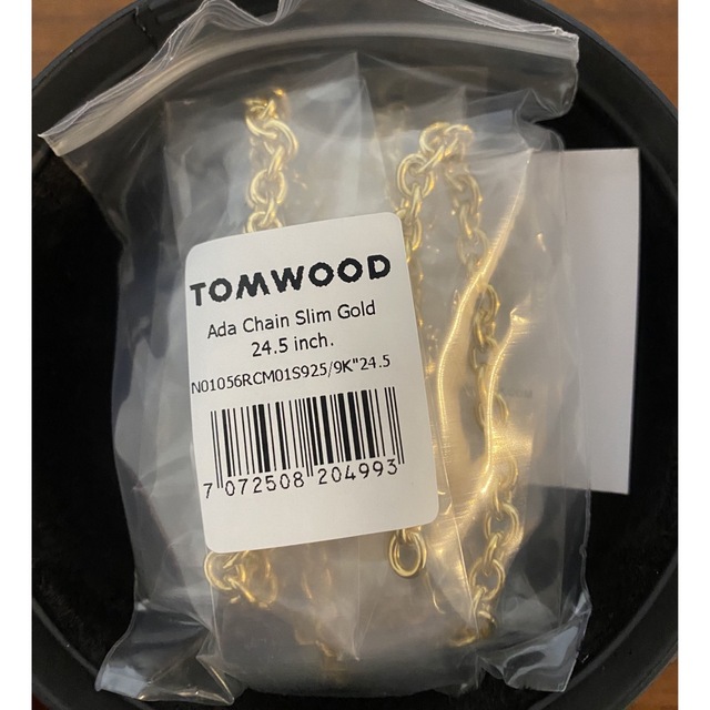 常田大希着用　tom wood ada chain gold 24.5inch