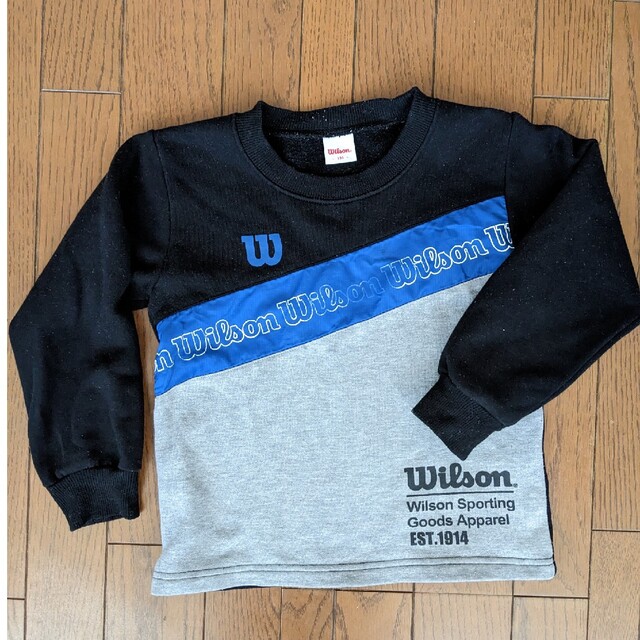 wilson(ウィルソン)のWILSON 130cmキッズトレーナー キッズ/ベビー/マタニティのキッズ服男の子用(90cm~)(Tシャツ/カットソー)の商品写真