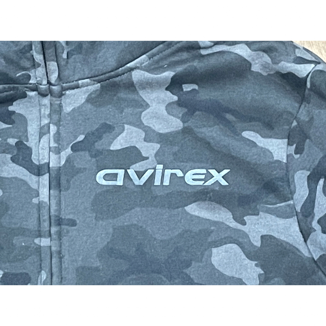Avirex ウィンドガード フルジップ スウェットパーカー迷彩