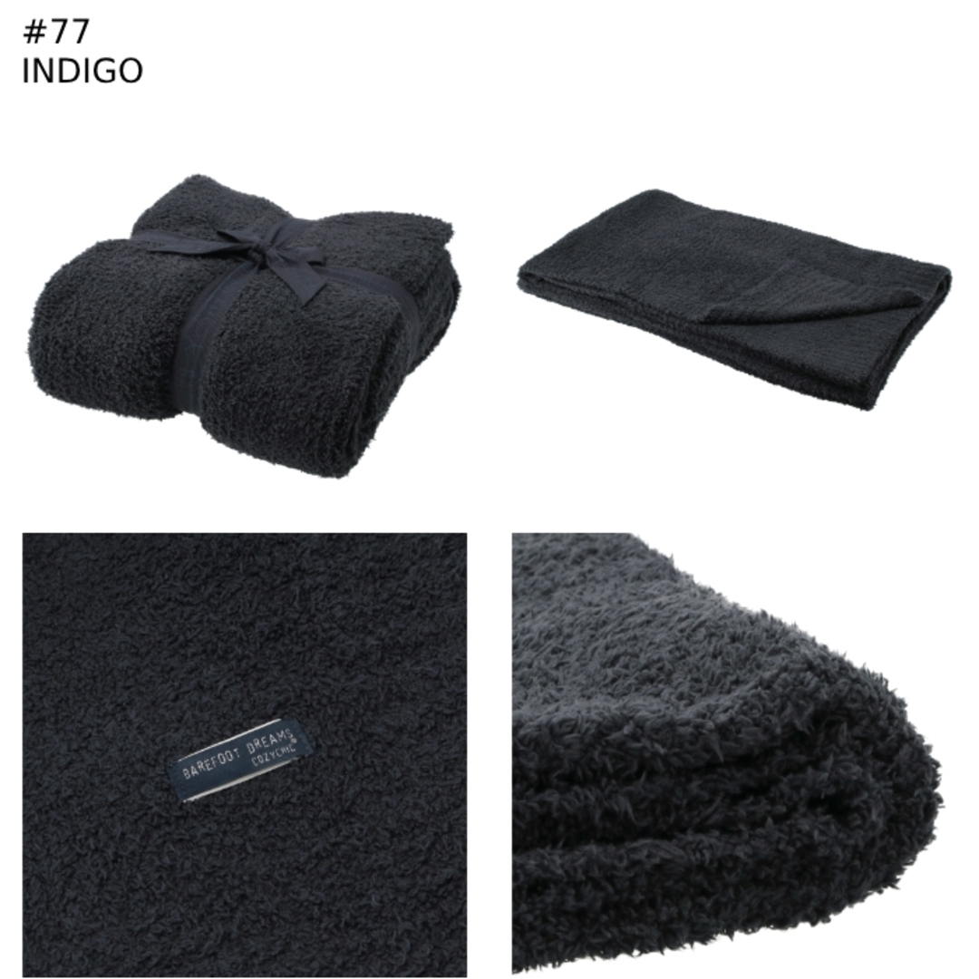 BAREFOOT DREAMS(ベアフットドリームス)のベアフット ドリームス BAREFOOT DREAMS ブランケット COZYCHIC THROW 無地 ADULT THROW 503 シングルセミダブル  B503 0001  キッズ/ベビー/マタニティのこども用ファッション小物(おくるみ/ブランケット)の商品写真