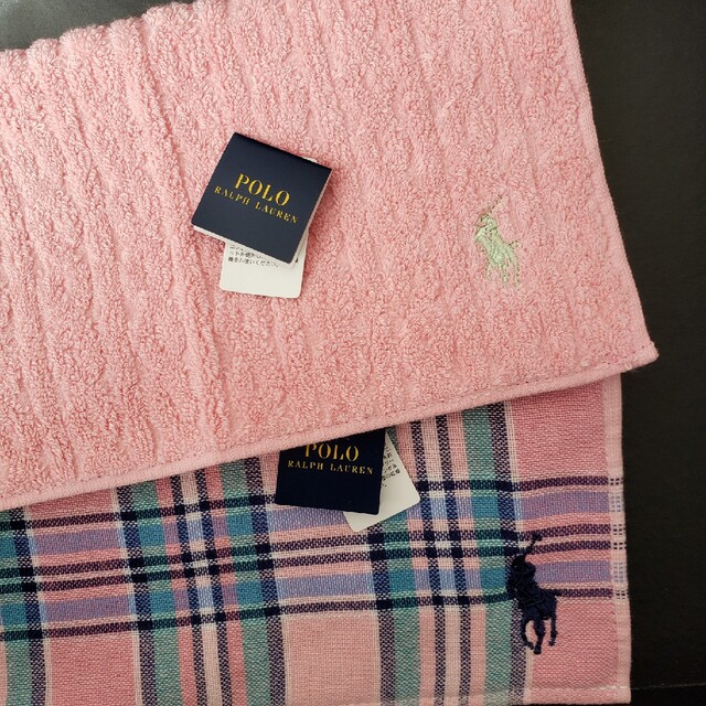 POLO RALPH LAUREN(ポロラルフローレン)のラルフローレン　タオルハンカチ メンズのファッション小物(ハンカチ/ポケットチーフ)の商品写真