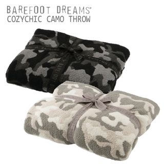 ベアフットドリームス(BAREFOOT DREAMS)のベアフット ドリームス BAREFOOT DREAMS ブランケット COZYCHIC CAMO THROW カモフラージュ柄 シングルセミダブル  BDHCC1278 0001 (おくるみ/ブランケット)