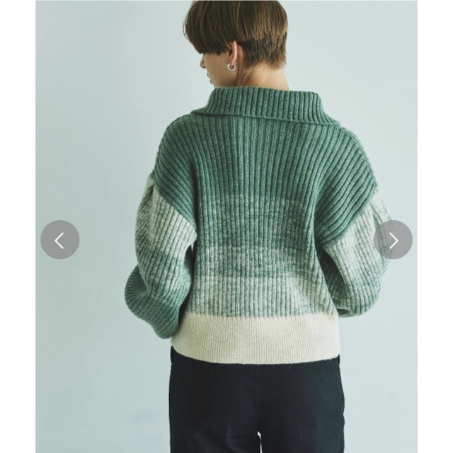 EMMA LIMBER Gradation Knit Tops ハイネックニット レディースのトップス(ニット/セーター)の商品写真