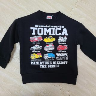 タカラトミー(Takara Tomy)の新品☆トミカ 裏起毛 トレーナー スエット 100cm 保育園着(Tシャツ/カットソー)