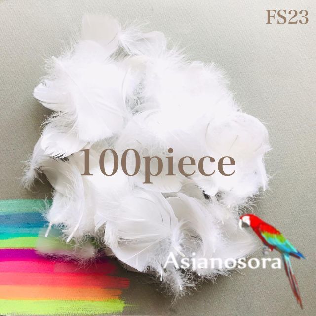 【FS23白】羽 フラダンス フラワーシャワー コキール 結婚式 鳥の羽根 | フリマアプリ ラクマ