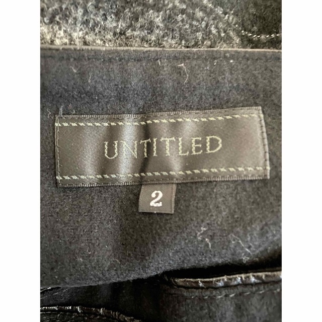 UNTITLED(アンタイトル)のUNTITLED ラップスカート ボーダー M レディースのスカート(ひざ丈スカート)の商品写真