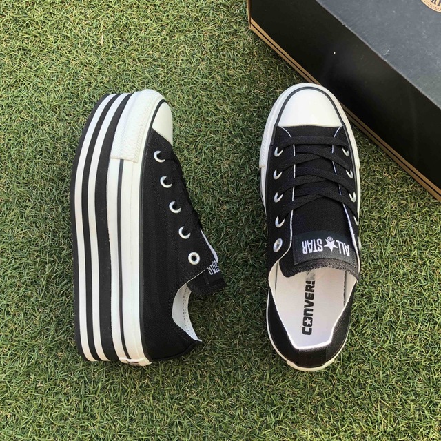 新同23 converse コンバース オールスター ハイ 厚底　HT385 2