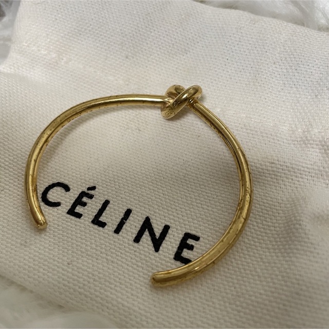 CELINE ノット　エクストラシンブレスレット