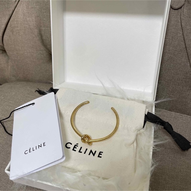 CELINE ノットエクストラシンブレスレット