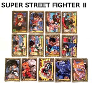 カプコン(CAPCOM)の【スーパーストリートファイターⅡ 】トレカ13枚セット(シングルカード)