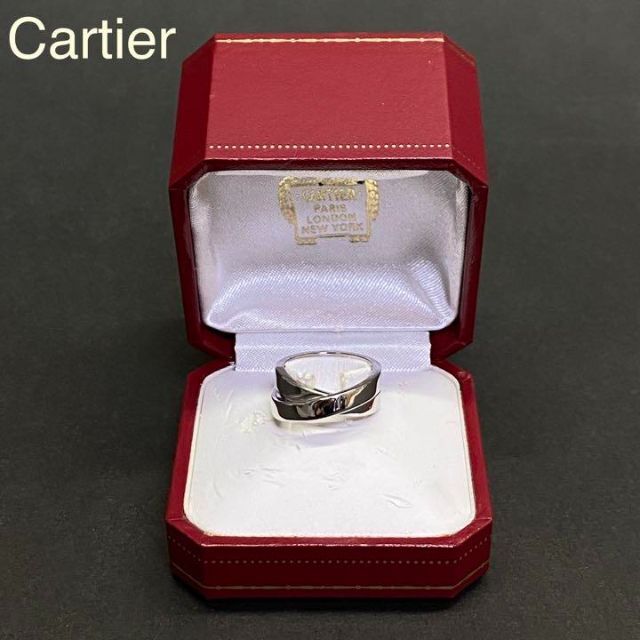 Cartier カルティエ K18ホワイトゴールド リング エスプリ・ド・パリ ...