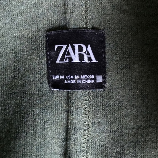 ZARA(ザラ)のZARA ロングコート グリーン レディースのジャケット/アウター(ロングコート)の商品写真