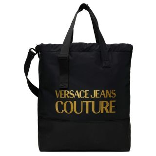 ヴェルサーチ(VERSACE)のVERSACE JEANS COUTURE トートバッグ ブラック ゴールド(トートバッグ)