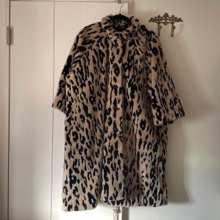 バレンシアガ(Balenciaga)のBALENCIAGA  コート  エコファー  レオパード柄(毛皮/ファーコート)