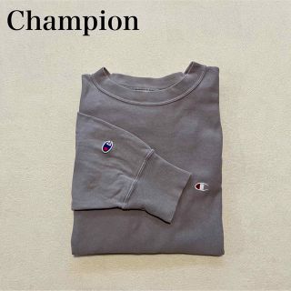 チャンピオン(Champion)のChampion チャンピオン　スウェット　トレーナー　くすみブルー　グレー　M(トレーナー/スウェット)