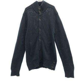 theory luxe コットンシルクショールカラーカーディガン ネイビー 40