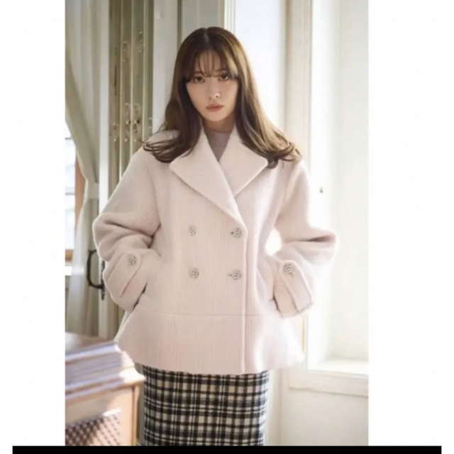 Her lip to(ハーリップトゥ)の専用　ハーリップトゥ  Odette Wool-Blend Coat レディースのジャケット/アウター(ピーコート)の商品写真