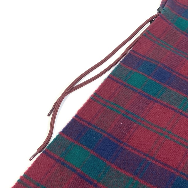 バレンシアガ BALENCIAGA スカーフ フーディーマフラー タータン