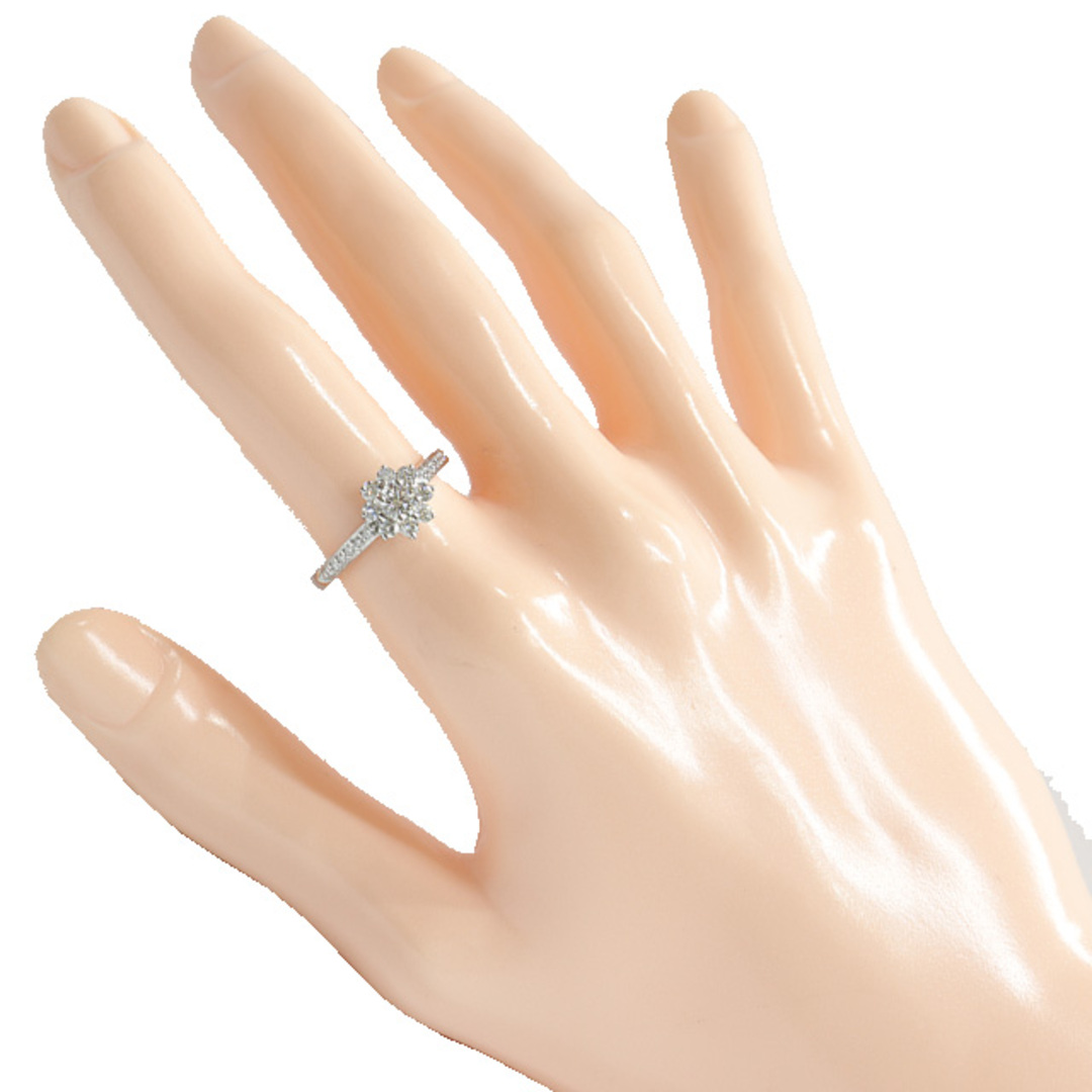 Tiffany & Co.(ティファニー)の(新品仕上げ済) ティファニー TIFFANY フローラ ダイヤ リング PT950 × ダイヤモンド 約11号 指輪 花 フラワー 8593 レディースのアクセサリー(リング(指輪))の商品写真