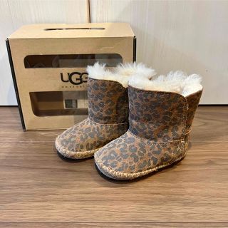 アグ(UGG)のugg ベビー　ムートンブーツ　レオパード　11cm (ブーツ)