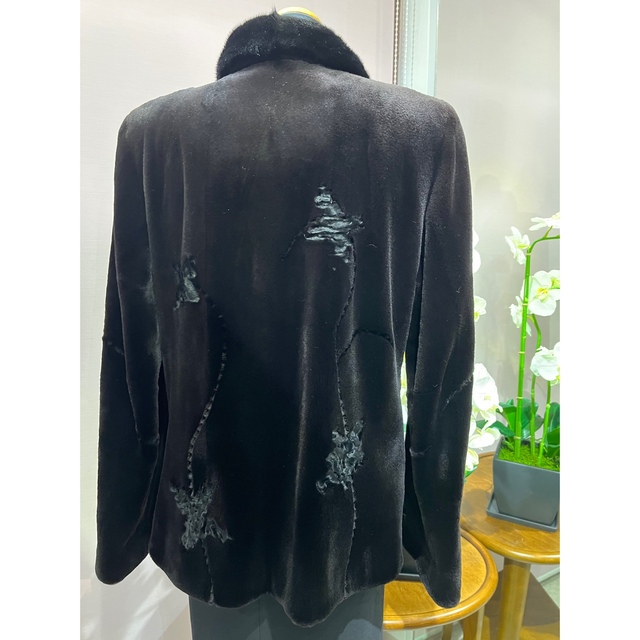 受注生産品】 シェアードミンク SWAKARA ラム ジャケット コート 毛皮+