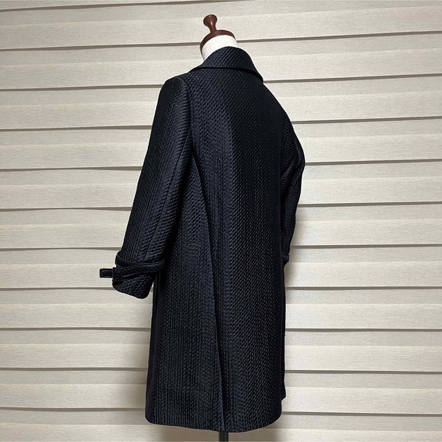 DES PRES(デプレ)のデ・プレ DES PRÉS トゥモローランド コート ブラック 1 シルク混 レディースのジャケット/アウター(その他)の商品写真