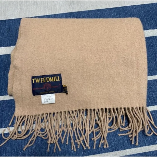 TWEEDMILL(ツイードミル)のTWEEDMILL マフラー　ブラウン　ウール レディースのファッション小物(マフラー/ショール)の商品写真