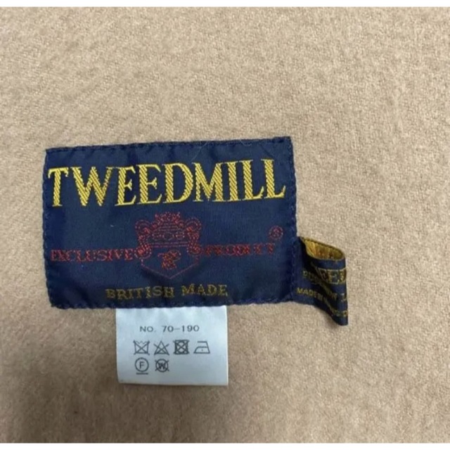 TWEEDMILL(ツイードミル)のTWEEDMILL マフラー　ブラウン　ウール レディースのファッション小物(マフラー/ショール)の商品写真