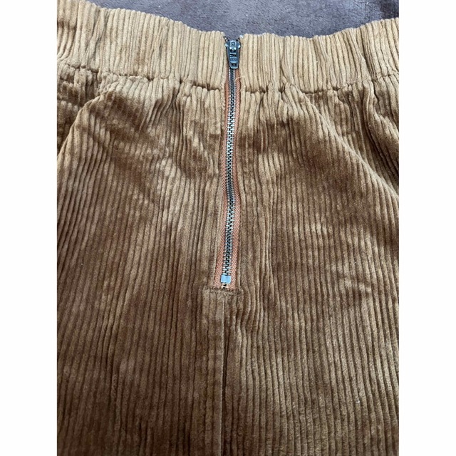 AEON(イオン)のコーデュロイスカート ブラウン Mサイズ レディースのスカート(ひざ丈スカート)の商品写真