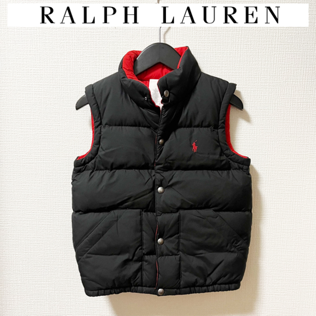 Ralph Lauren(ラルフローレン)のRalph Laurenラルフローレン正規品美品ベスト/リバーシブル キッズ/ベビー/マタニティのキッズ服男の子用(90cm~)(ジャケット/上着)の商品写真